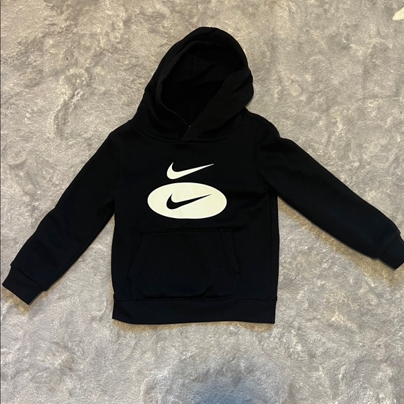 Nike Other - Nike Kids Black Hoodie with Logo Pull Over 3T